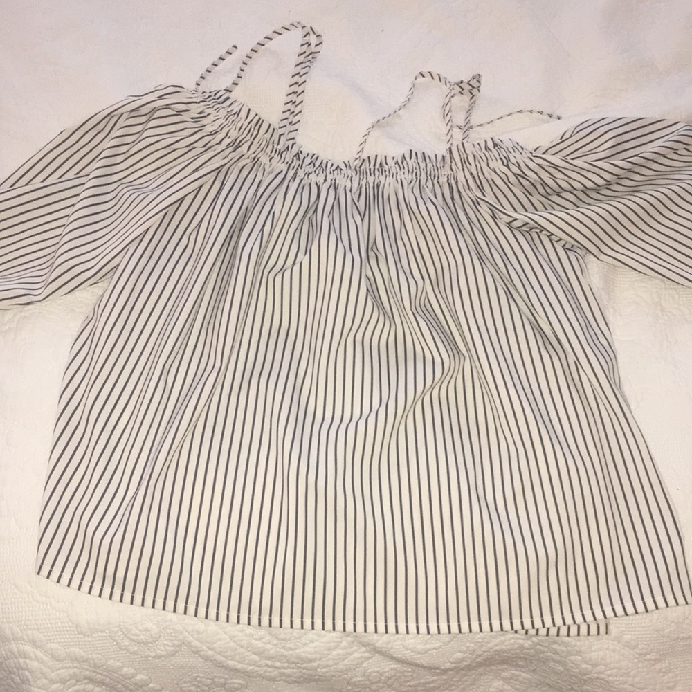 Off the Shoulder striped top from Francesca’s